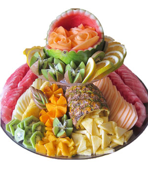 2 Tier Beautiful Fruit Platter